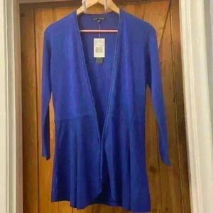 Nappa Valley women’s cardigan, sweater-sapphire-petite, medium